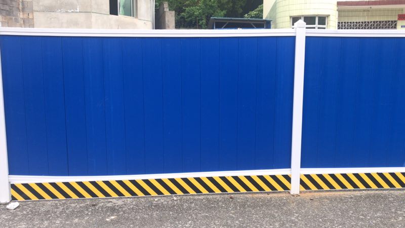 洛龙黄家湖工地围挡施工
